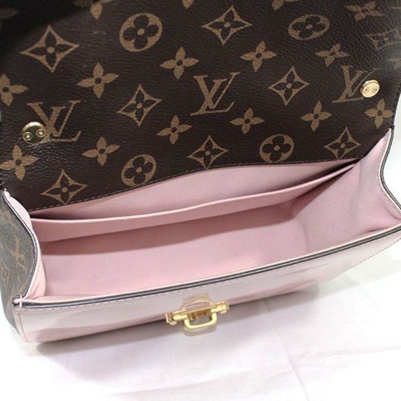 Louis Vuitton Monogram Patent Leather Cherry Wood BB Rose Ballerine Shoulder Bag - Picture 7 of 16